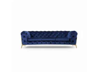 Chesterfield Set di divani divano divano imbottito 3 2 1 posti in pelle divani in tessuto Nuovo