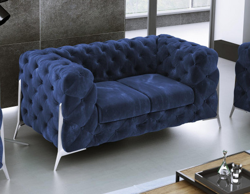 Divano Chesterfield 2 posti imbottito in tessuto tessile divani in pelle divani sofa