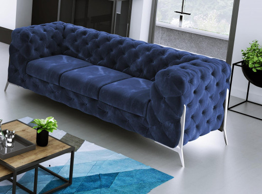 Chesterfield divano a tre posti comodo design per il soggiorno, a tre posti.