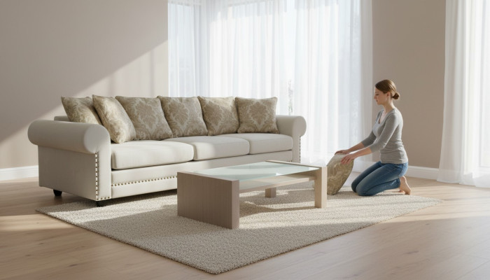 Design divano ad angolo Esk a forma di L, divani moderni, divano in pelle, decorazioni, divano paesaggistico.