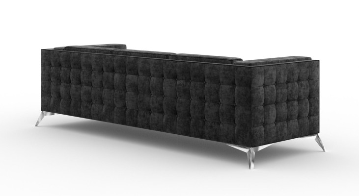 Divano Divanetto Imbottito Tessile Divani Divanetti Set Sedute Design Club Chesterfield