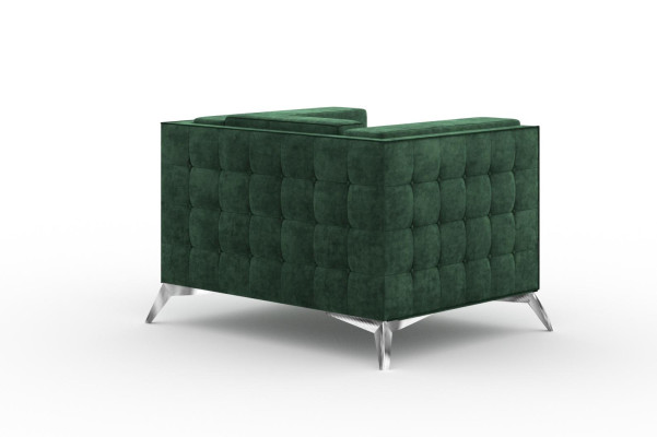 Chesterfield poltrona 1 posto divano imbottito Nuovo divano per la televisione in tessuto