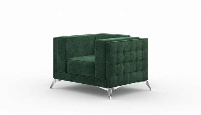Chesterfield poltrona 1 posto divano imbottito Nuovo divano per la televisione in tessuto
