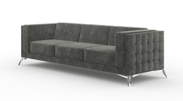 Divano design 3 posti Chesterfield Divano imbottito design Divano a 3 posti Nuovo