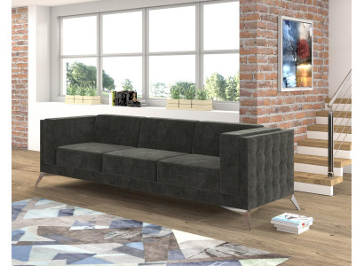 Divano design 3 posti Chesterfield Divano imbottito design Divano a 3 posti Nuovo