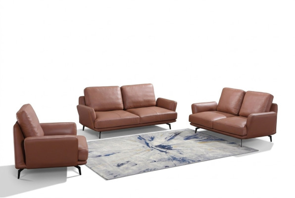 Divano a 3 posti + 2 posti in pelle, divano, divano moderno design living, set di divani.