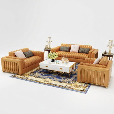 Divano in pelle di lusso, divano componibile, set di design moderno di divani. Nuovo.