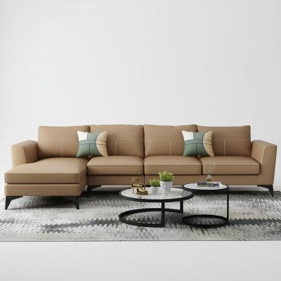 Design Esk divano ad angolo L-forma Moderno Divani Divano in pelle Divano Posto Soggiorno Divano