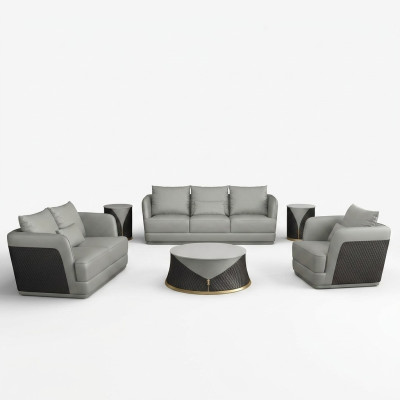 Design divano soluzione posti imbottitura divano 321 set divano in pelle imbottitura.