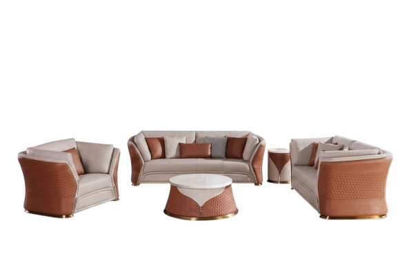Set di divani Divano imbottito Composizione salotto Divano Divano Imbottito insieme