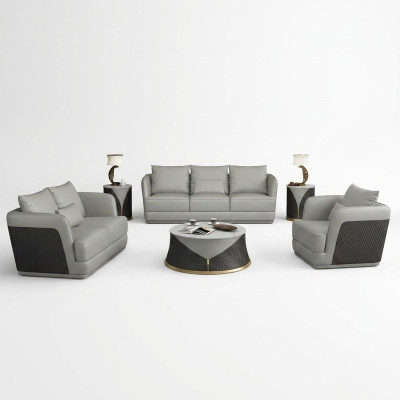 Set di divani 3+2+1 Tavolino 2 tavolini da salotto Divano componibile Divano Sofa 6 pezzi.   Gruppo divano 3+2+1 Tavolino 2 tavolini da salotto Divano componibile Divano Sofa 6 pezzi.