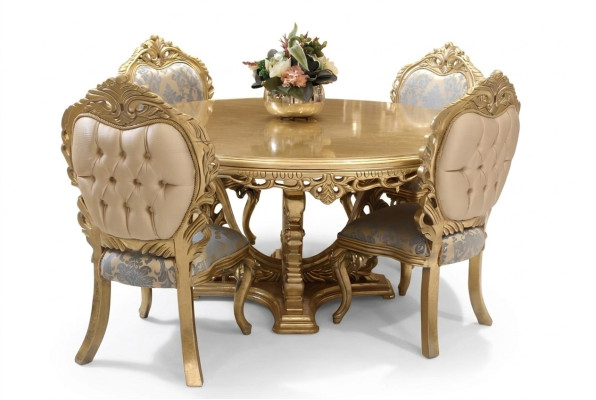 Set da pranzo 7 pezzi. Tavolo da pranzo + 6 sedie design in legno. Nuovo set di mobili per sedie.