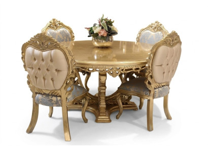 Set da pranzo 7 pezzi. Tavolo da pranzo + 6 sedie design in legno. Nuovo set di mobili per sedie.