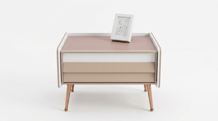 Design comodino consolle camera da letto tavoli di lusso in legno