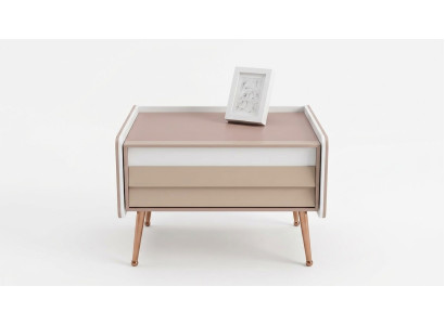 Design comodino consolle camera da letto tavoli di lusso in legno