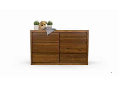 Comò in legno Design comodini Armadio Armadio alto Credenza Cassetti Armadi