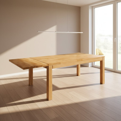 Tavolo Tavolo da pranzo Mobili massicci Sala da pranzo 160x90cm Legno reale Legno massello Nuovo Tavoli