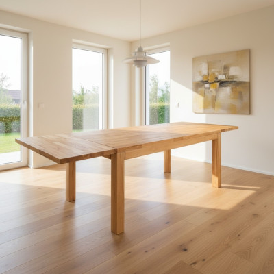 Tavolo Tavolo da pranzo Mobili massicci Sala da pranzo 140x90cm Legno vero Legno massello Nuovo Tavoli