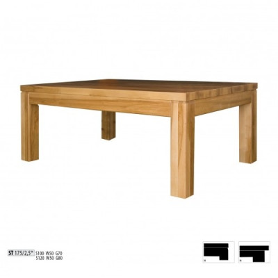 Tavolino da parete Tavolino da salotto Legno massiccio di quercia 100x70 cm Nuovi tavoli