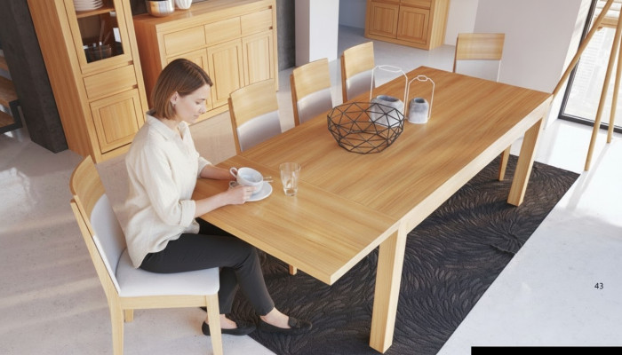Tavolo da pranzo in legno Tavoli Tavolo sala da pranzo Massiccio in legno 120x90cm Tavoli massicci
