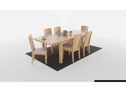 Tavolo da pranzo in legno Tavoli Tavolo sala da pranzo Massiccio in legno 120x90cm Tavoli massicci