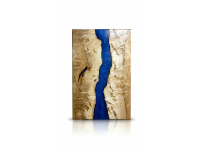 Tavoli Tavolo da pranzo Tavolo design Moderno Mare Oceano Fiume Mobili 200x90 Resina epossidica