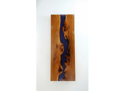 Tavolo tavolo da pranzo tavolini resina epossidica resina epossidica vero legno mobili di design massiccio 250x90 Nuovo