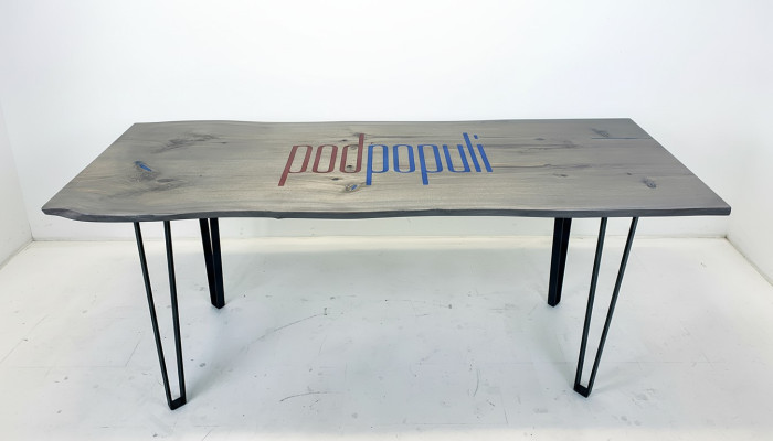 Tavolo in legno per sala da pranzo Mobili per sala da pranzo Tavolo da conferenza Resina epossidica Nuova resina epossidica