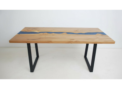 Realizzazione su misura Tavolo in legno massello Resina epossidica Epoxy Fiume Prezzo al metro quadro Tavoli in resina