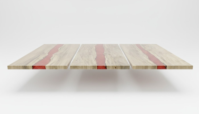 Epoxidharz Epoxy Fluss Tavolo su misura in legno reale Prezzo 1mq Tavoli Resina