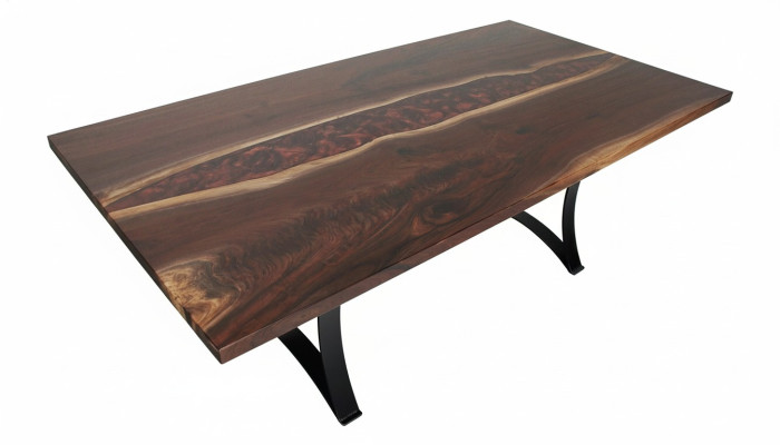 Tavolo su misura in resina epossidica Legno di fiume in resina epossidica Prezzo reale 1 mq table