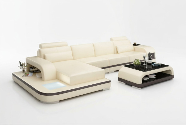Design divano angolare divano letto angolare in pelle divano divano set di lusso