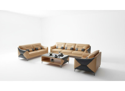 Set divano 3 posti Sofà design divano sofà lusso nuovo design imbottito