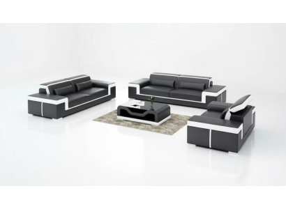 Set di divani 3 posti Design Sofa Polster Couchen Couch Luxus Neu