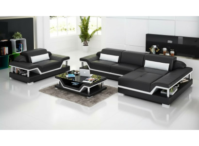 Divano ad angolo arredamento salotto divano ad angolo set di divani letto angolare divano imbottito Divano a L in pelle Divano