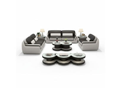 Divano design divano in pelle set di divani 3-2-1 posti divano moderno salotto