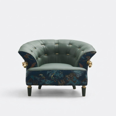 Divano in tessuto stile design monoposto imbottito per soggiorno moderno.