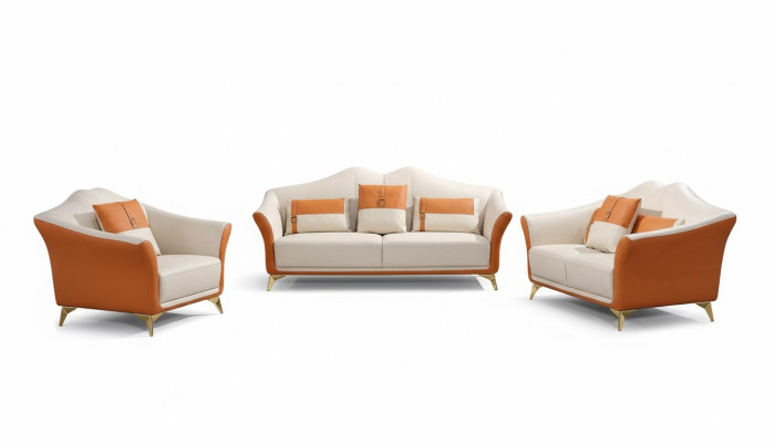 Chesterfield divano set di sedute imbottiti 2 pezzi, set 3+2 posti a sedere, nuovo
