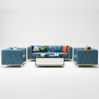 Chesterfield divano in pelle Set da soggiorno Divano Divani Set.