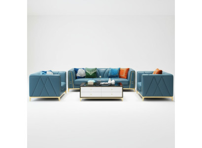 Chesterfield divano in pelle Set da soggiorno Divano Divani Set.