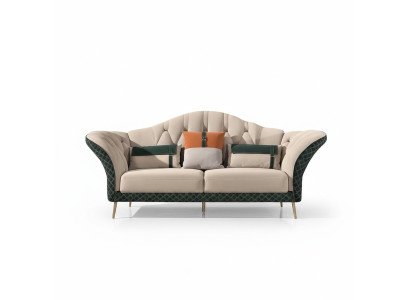 Set di divani in pelle e set di divani imbottiti da 6 pezzi con tavolino da salotto