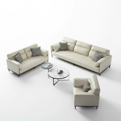 Mobili di design italiani Set di divani a 3 posti 2 posti 1 posto con rivestimento in tessuto textile