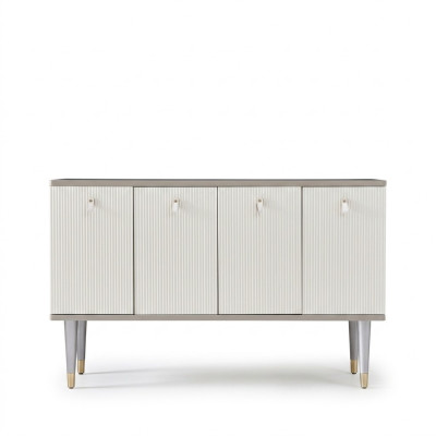 Mobile porta TV in stile country chic elegante design comodino camera da letto