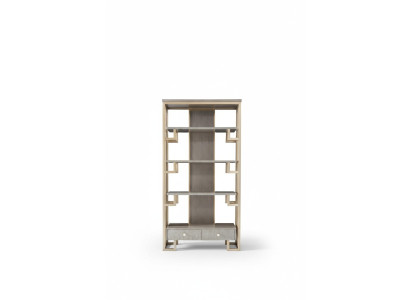 Vetrina in acciaio inossidabile di lusso Armadio in legno Design Vetrina Vetrina Ripiani Armadi
