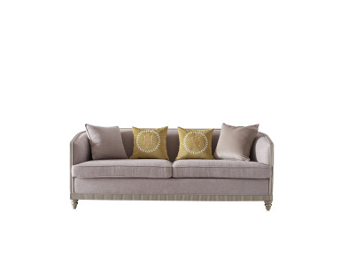 Set di divani imbottiti divano, serie di sedute italiane di divani embossed