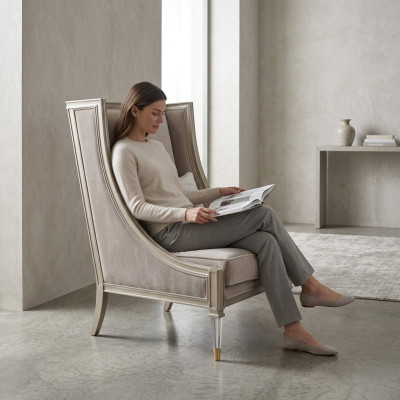 Sedia di lusso Design Sedia Mobili hotel Dubai Arredamento Singolo Relax