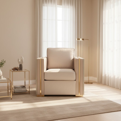 Arredamento soggiorno di design Poltrona Singola Divano Imbottito Sofa Couch