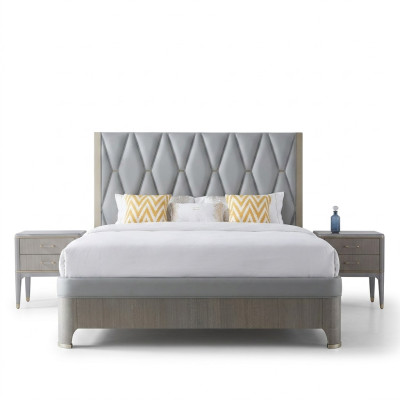 Camera da letto di lusso Design letto in legno Letto Letti 180x200cm Letti