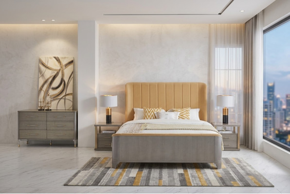 Letto moderno Design classico Letto Letti imbottiti 180x200cm Moderno