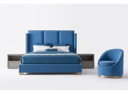 Camera da letto Set di lusso con letto mobili 2x comodini Letti mobili per hotel di Dubai